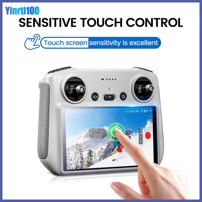 Set 2 Kính Cường Lực Hd Bảo Vệ Màn Hình Điều Khiển Từ Xa Cho Dji Mavic 3 Classic / Mini 3 Pro