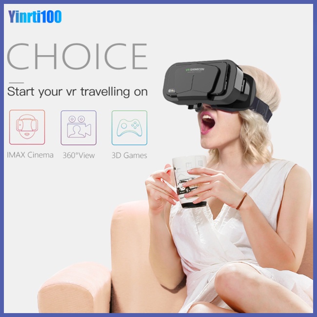 Kính Thực Tế Ảo 3d Yinrti G10 Shinecon VR Cho Iphone Android