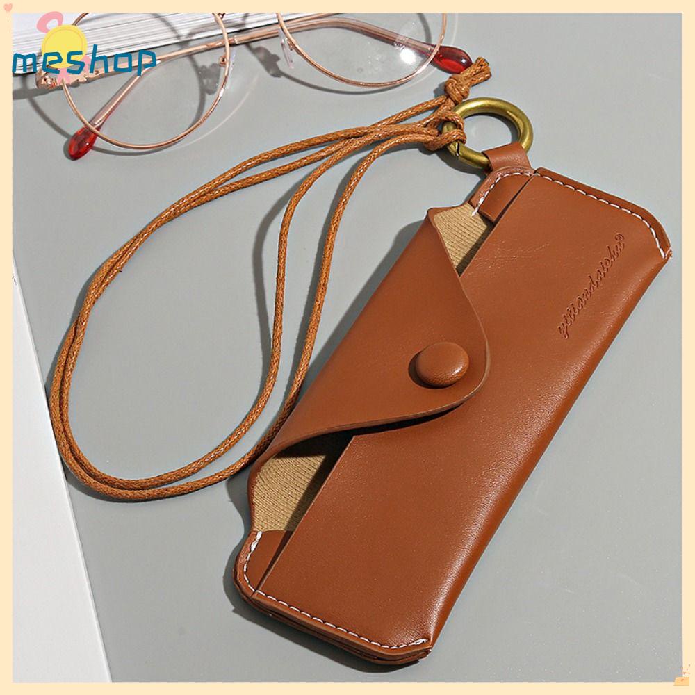 Túi Da PU Đựng Mắt Kính Cầm Tay Tiện Dụng