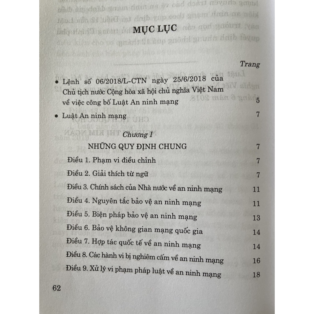 Sách Luật An Ninh Mạng  - Nhà Sách Sự Thật