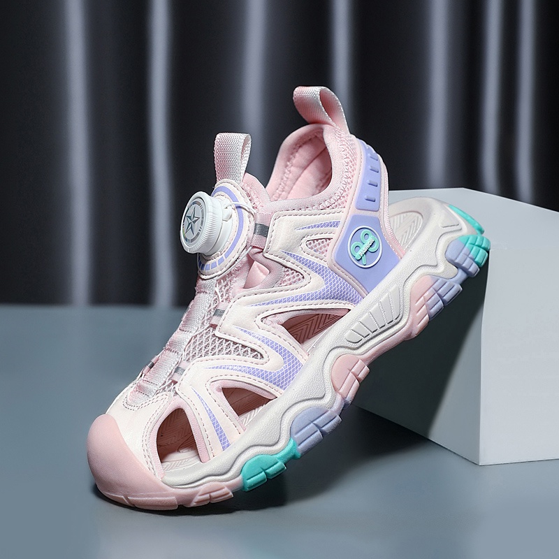 Xăng đan Da Đế Mềm Chống Trượt Thoải Mái Thời Trang Đi Biển Mùa Hè Cho Bé Trai