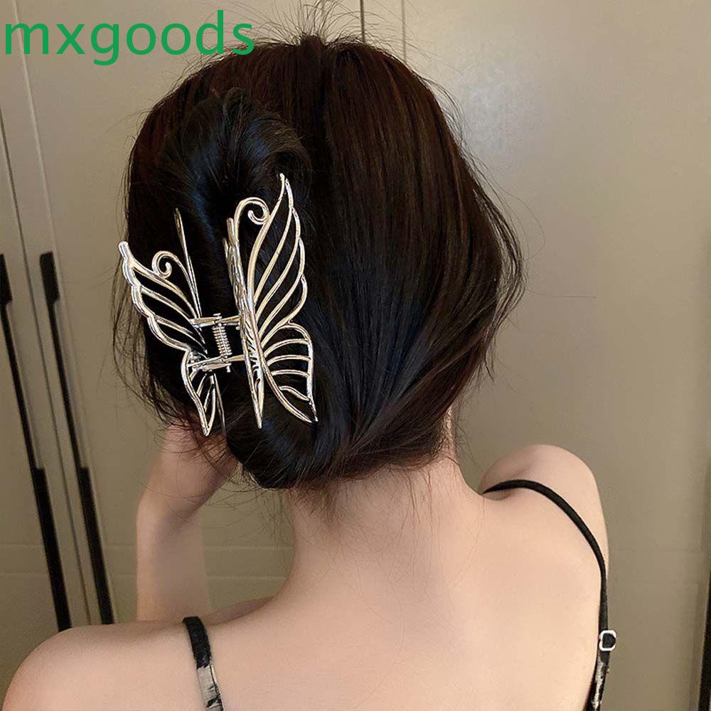 Kẹp Tóc Cá Mập Hình Bướm Phong Cách Harajuku Thanh Lịch|Kẹp Tóc Cỡ Lớn Màu Sắc Xinh Xắn Phong Cách Hàn Quốc