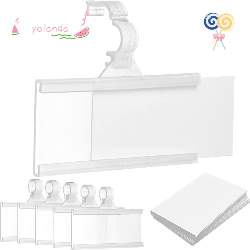 Bộ 30 Giá Đỡ Nhãn Ghi Chú Bằng Nhựa Có Thể Tái Sử Dụng