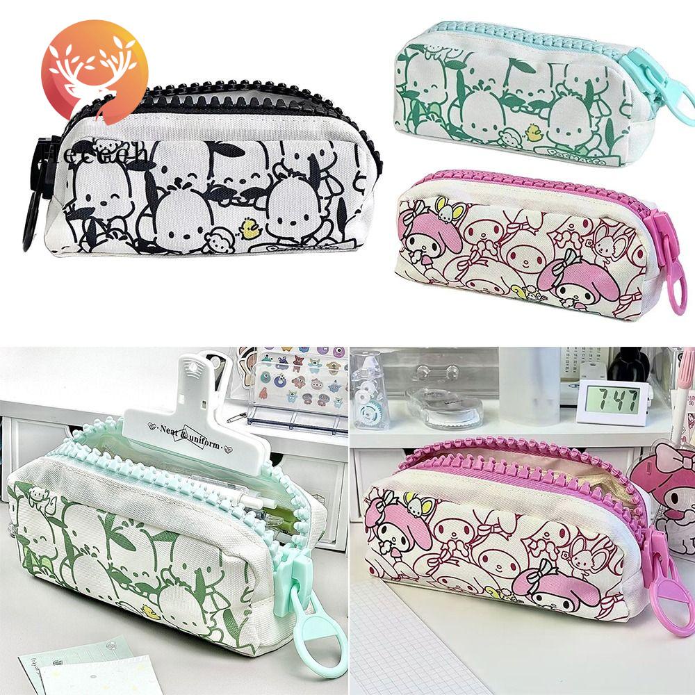 Túi Đựng Bút Bằng Vải Canvas In Họa Tiết My Melody Sức Chứa Lớn Tiện Dụng Cho Học Sinh / Văn Phòng