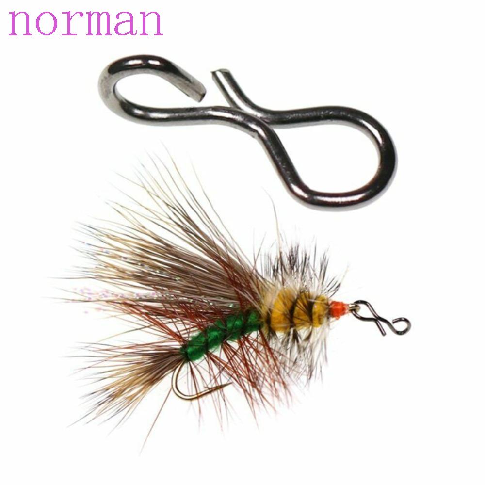 Norman Bộ 50 Móc Câu Cá Bằng Thép Không Gỉ Chất Lượng Cao