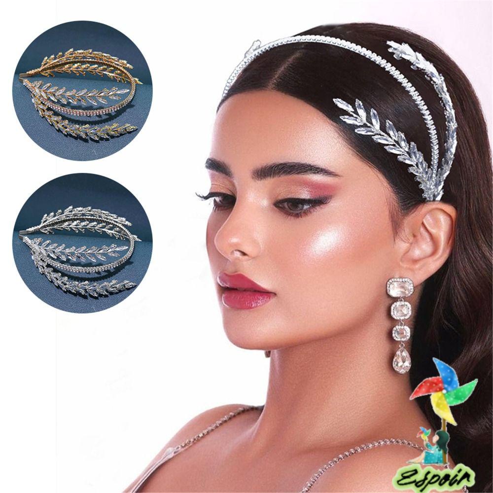 Cài Tóc Cô Dâu Đính Đá Lấp Lánh Phong Cách Vintage