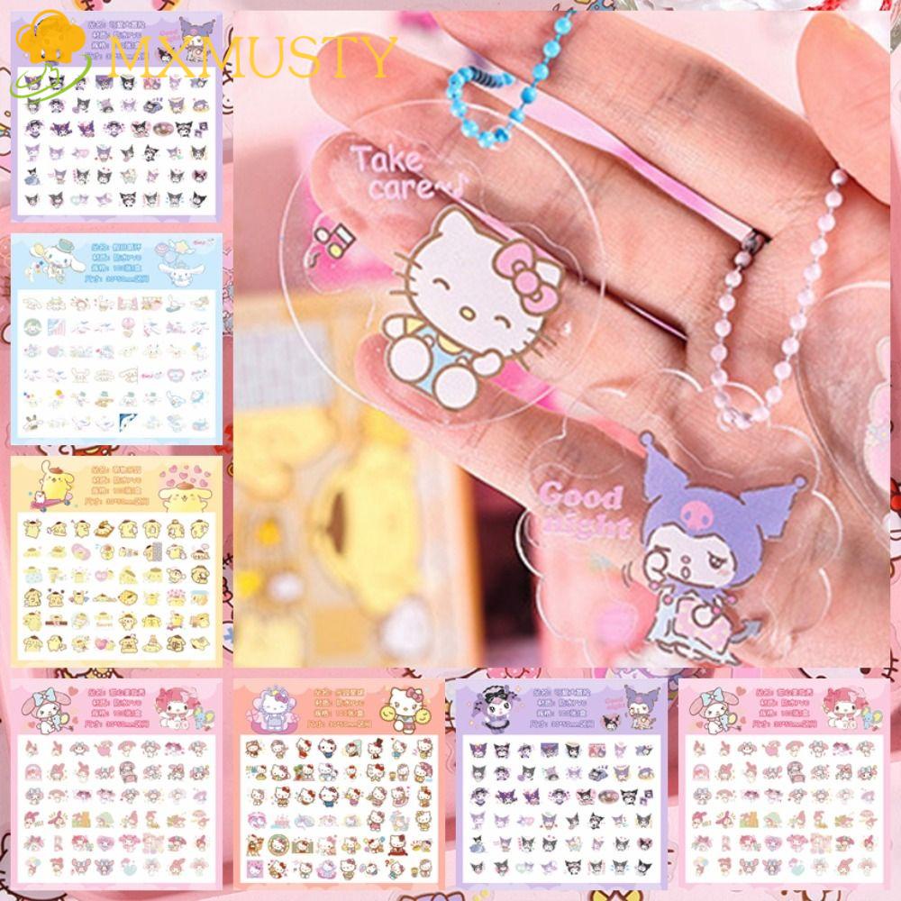 Hình Dán Trang Trí Ván Trượt Bằng PVC Hình Gấu Dâu Tây Dễ Thương