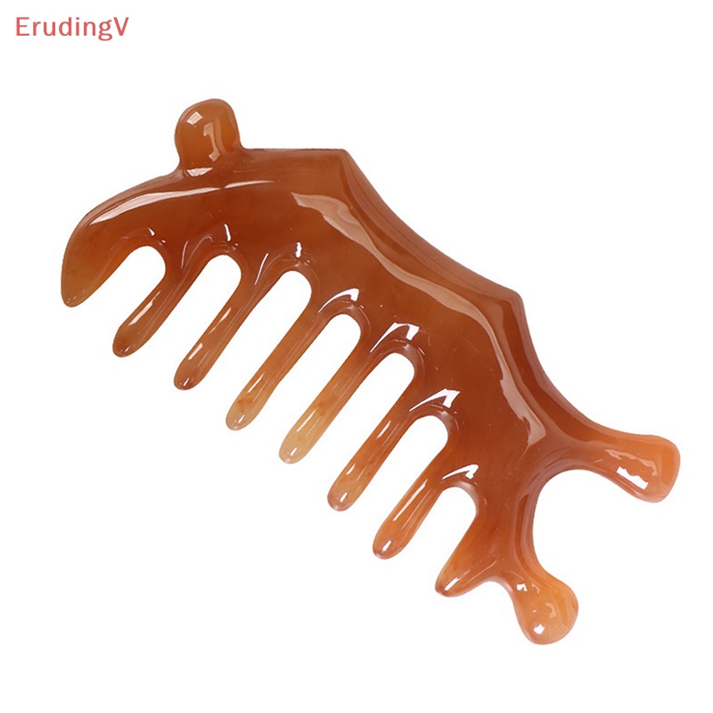 Lược Chải Tóc Mát Xa Da Đầu 1 Cái Răng Thưa Bằng Nhựa Resin