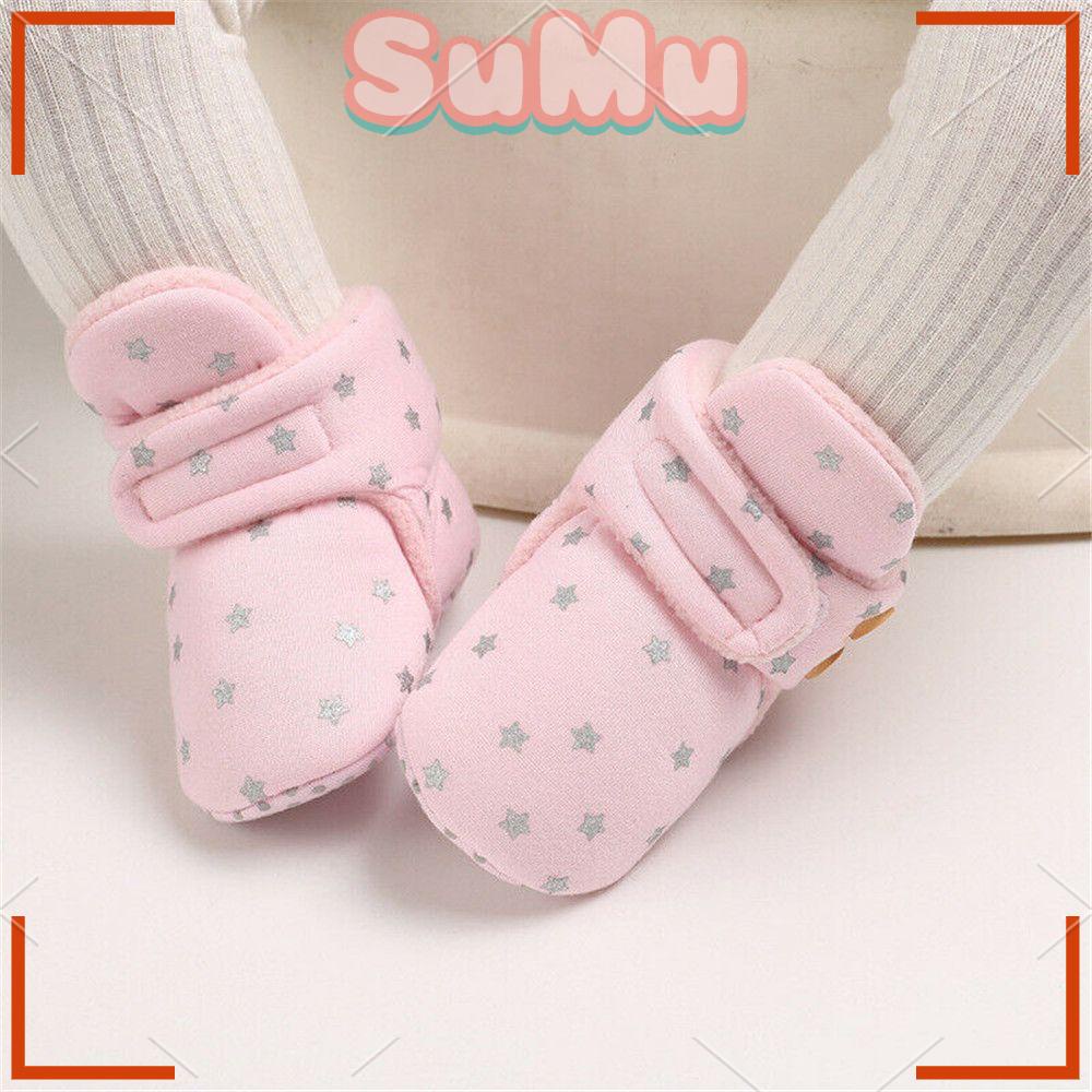 Giày Bốt Lót Lông Ấm Áp Thời Trang Cho Bé