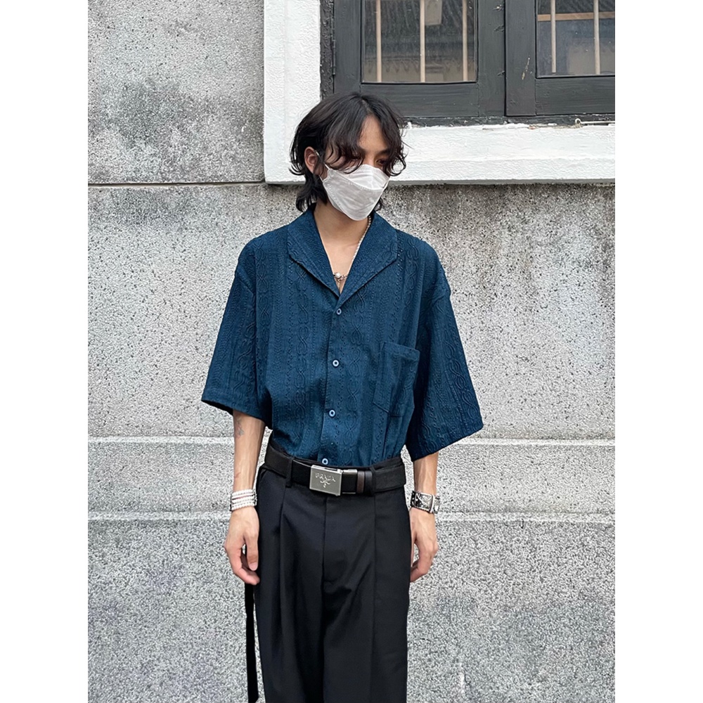 Áo Sơ Mi Tay Ngắn 14gsl Phong Cách Retro Nhật Bản Thời Trang Mùa Hè Cho Nam Và Nữ