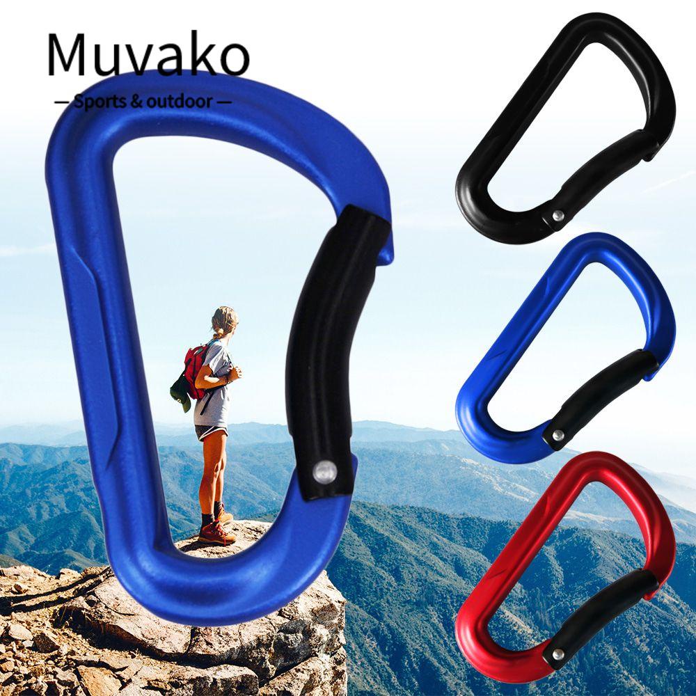 MUVAKO Bộ 2 Móc Khóa Leo Núi Bằng Hợp Kim Chất Lượng Cao
