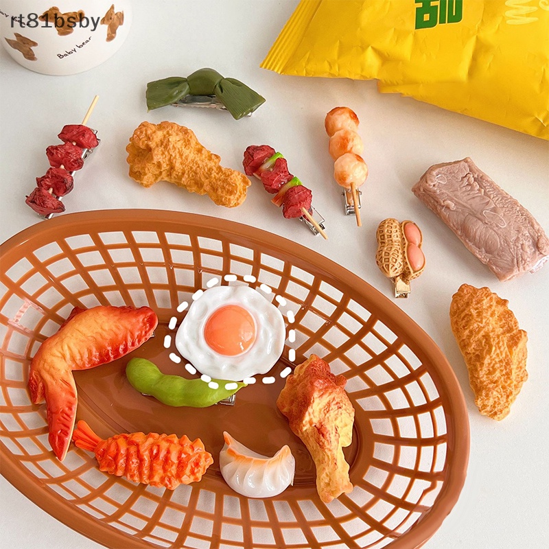 Kẹp Tóc Hình Trái Trứng Hấp Mềm Mại Vui Nhộn Cho Bé Gái