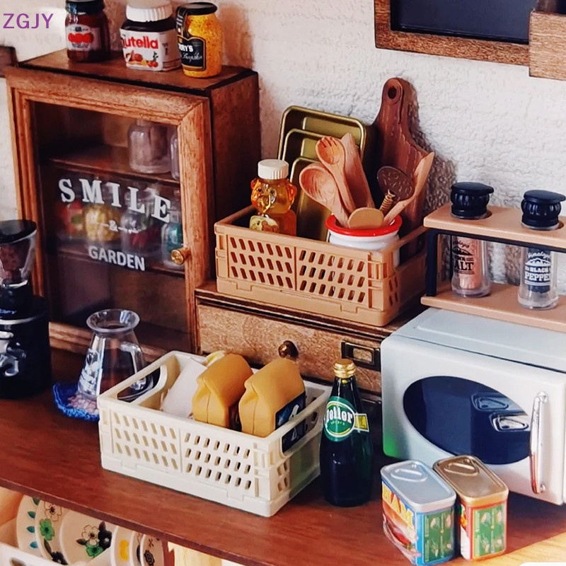 Giỏ Đựng Đồ Mini Tỉ Lệ 1 / 12 Trang Trí Nhà Búp Bê Mới