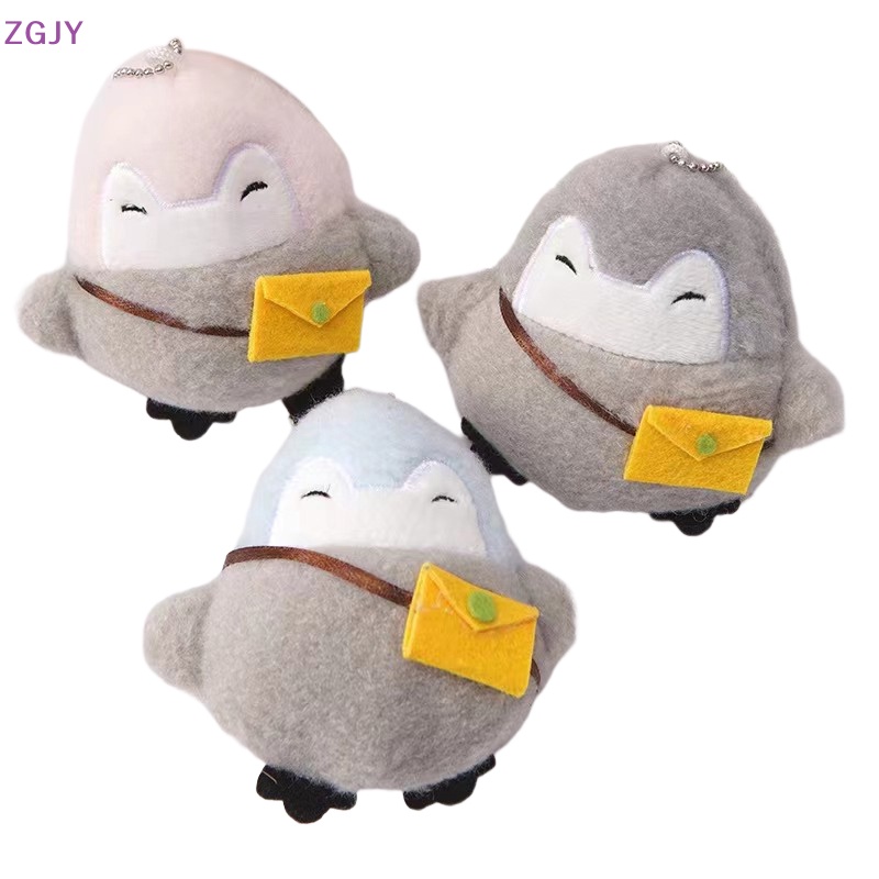Móc Khóa Hình Chim Cánh Cụt Nhồi Bông Mềm Mại Dễ Thương Mới
