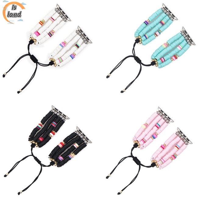 Dây Đeo Mềm Phong Cách Boho Thay Thế Cho Đồng Hồ iWatch 42-44mm