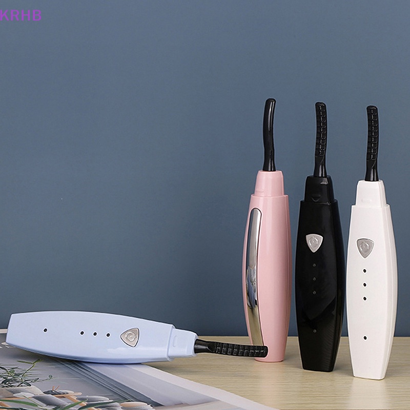 Dụng Cụ Uốn Cong Lông Mi Bằng Nhiệt 3 Cấp Độ Có Thể Sạc Lại Bằng Cổng USB Mới