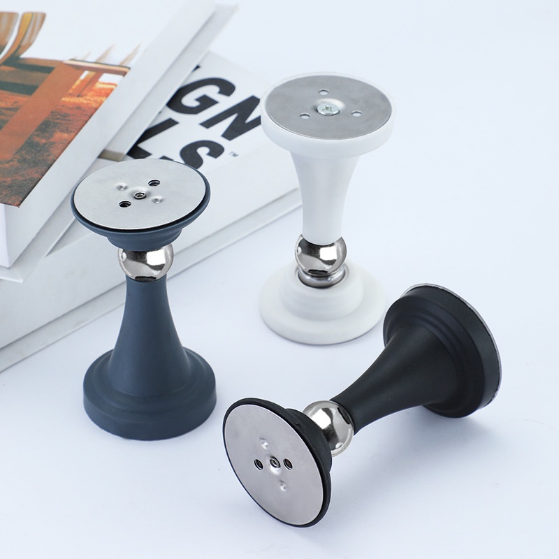 Dụng Cụ Chặn Cửa Bằng Silicone Có Nam Châm Chống Va Đập Tiện Lợi