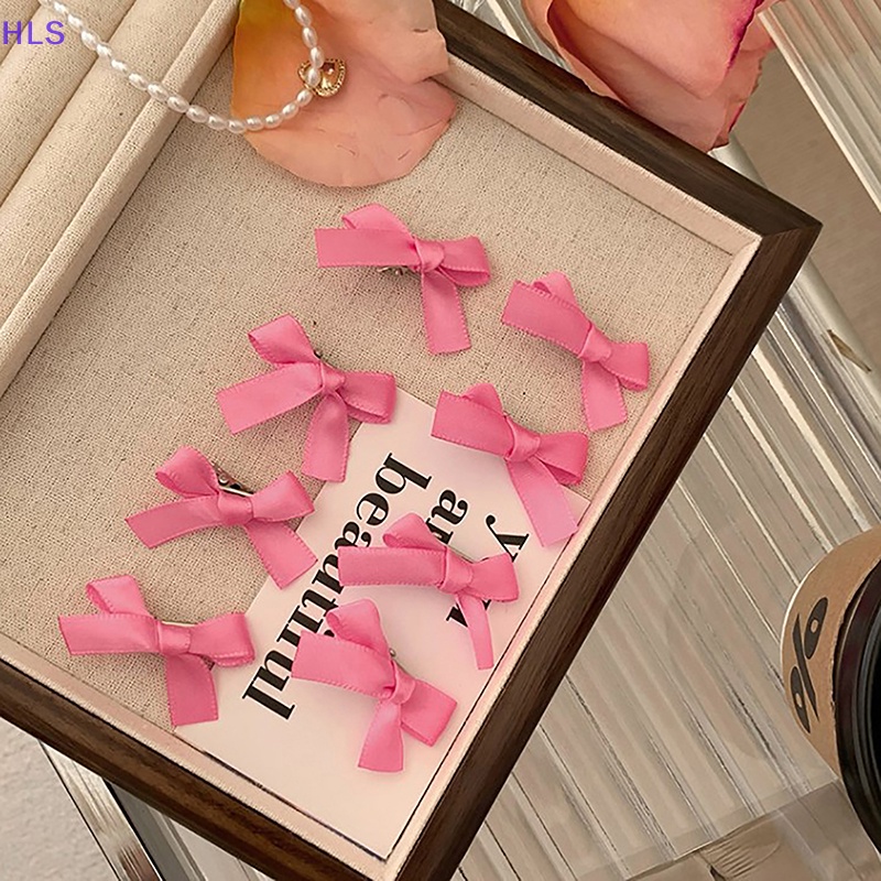 Set 8 Kẹp Tóc Nơ Nhỏ Xinh Xắn Thời Trang Mùa Hè Cho Bé Gái