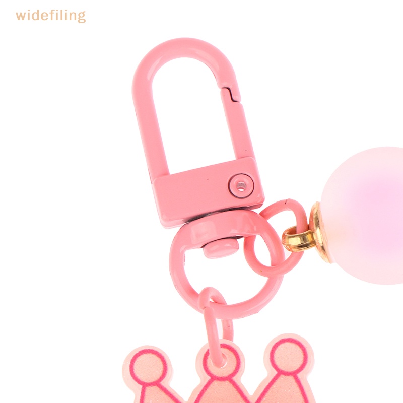 Móc Khóa Hình Bông Hoa / Vương Miện Màu Sắc Ngọt Ngào Xinh Xắn Cho Nữ