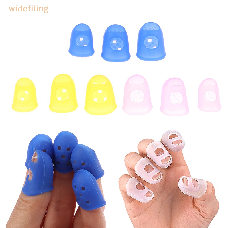 Bộ 5 Miếng Silicone Bảo Vệ Ngón Tay Khi Chơi Đàn Guitar / Ukulele