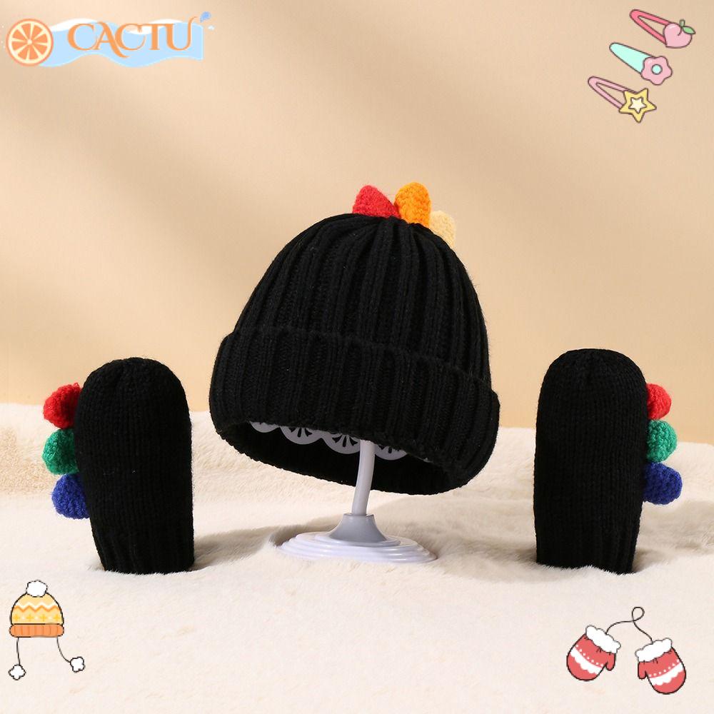 CACTU Bộ Nón Và Găng Tay Thiết Kế Mới Dành Cho Bé Trai Và Bé Gái