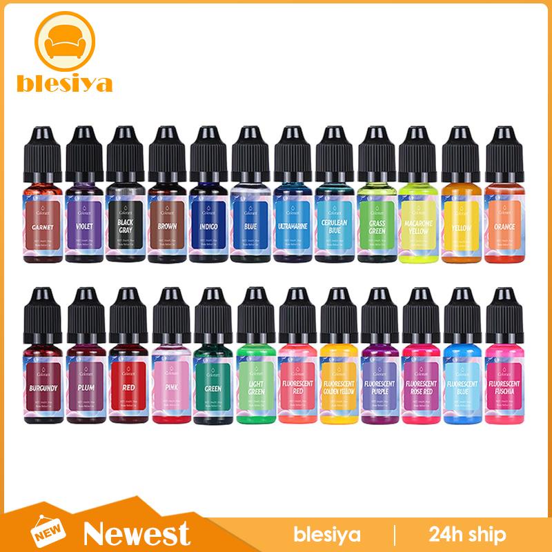 Bộ 24 Cây Nến Nhuộm Màu 10ml Chất Lượng Cao