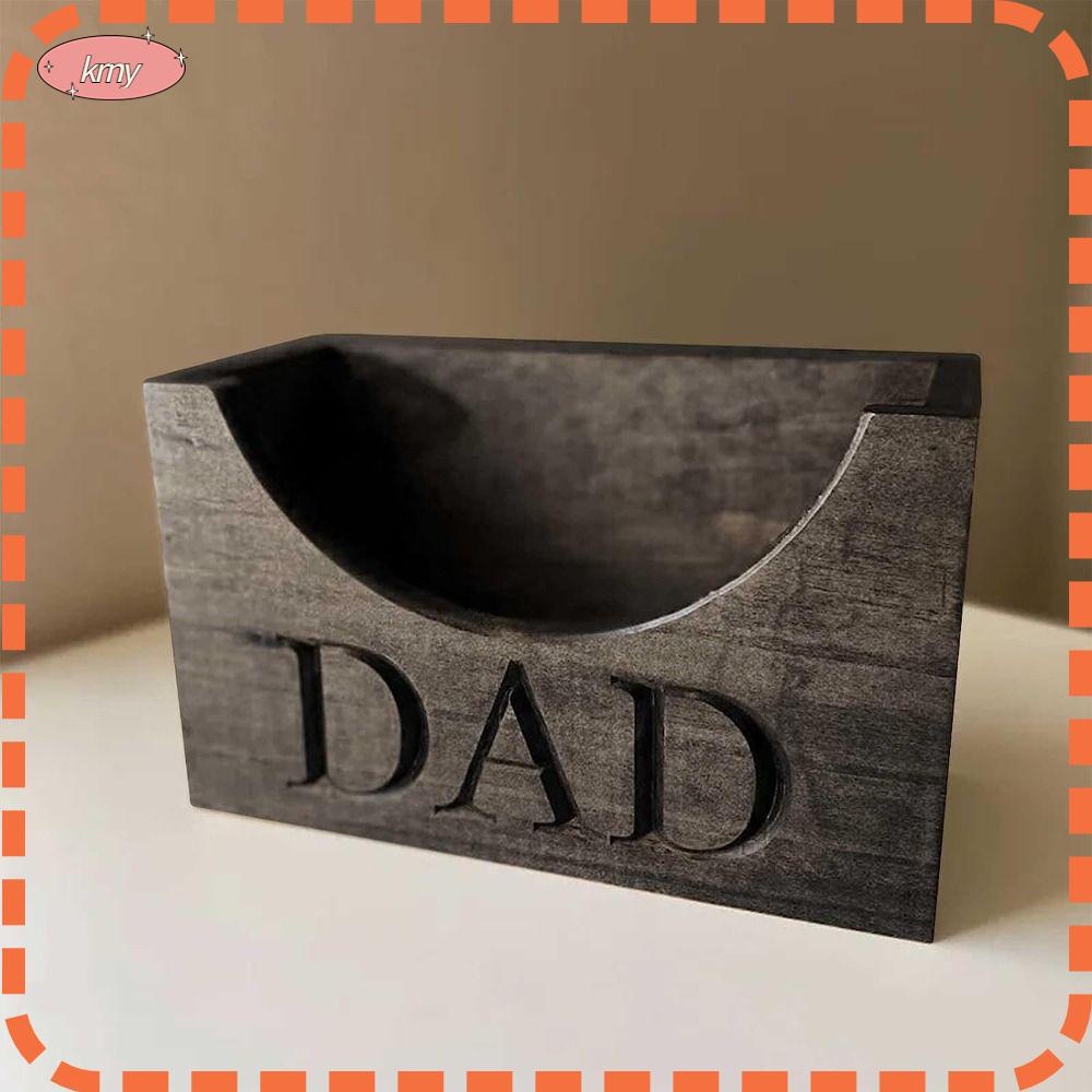 KRNY Giá Đỡ Trưng Bày Mũ Bóng Chày Bằng Gỗ Màu Đen / Kaki Độc Đáo Trang Trí Nhà Cửa / Văn Phòng