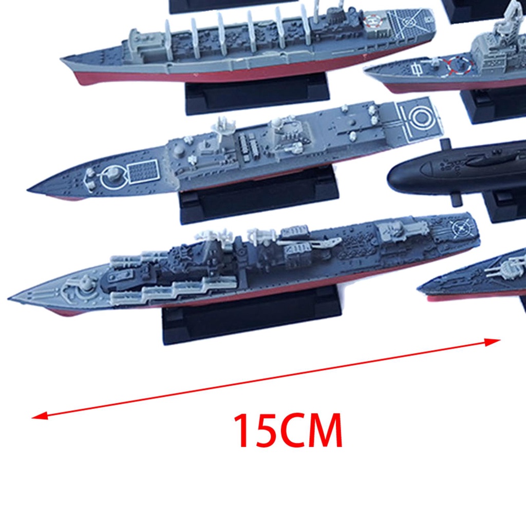Set 8 Mô Hình Tàu Chiến 4D Blesiya11 Cho Bé