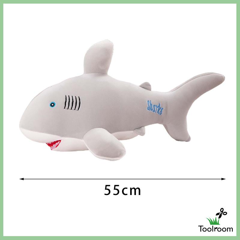 Gối Ôm Hình Cá Mập Nhồi Bông Dễ Thương Dùng Trang Trí Sinh Nhật / Du Lịch / Valentine