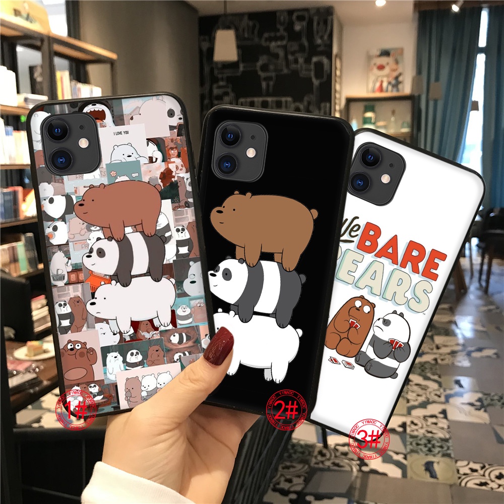 Ốp Điện Thoại TPU Mềm Hình We Bare Bears 228YPJ Cho iPhone X XS 11 Pro Max 14 plus