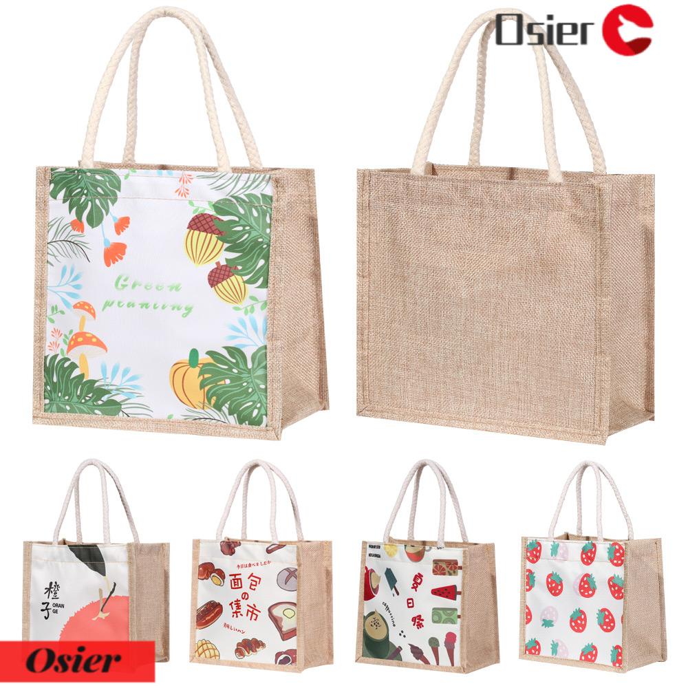 OSIER1 Túi vải In Họa Tiết Sáng Tạo Cho Nữ