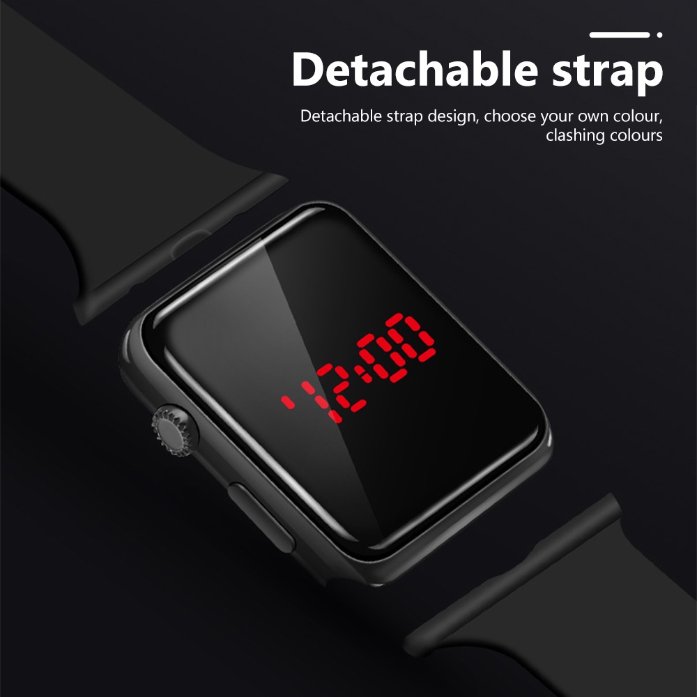 Đồng Hồ Điện Tử Thông Minh Dây Silicone Cho Bé