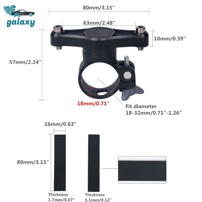 Galaxy Giá Đỡ Bình Nước Xoay 360 Độ Cho Xe Đạp Leo Núi