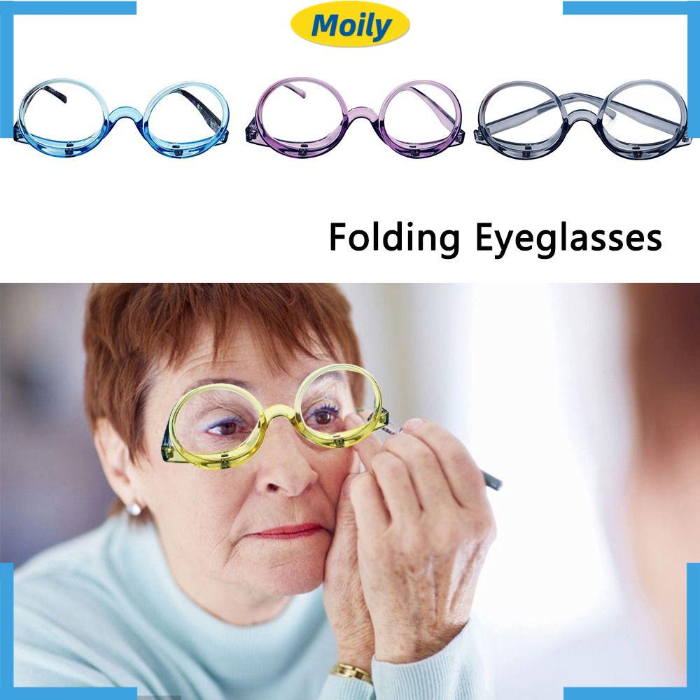 MOILYVN Kính Đọc Sách Trang Điểm Dạng Xoay + 1.00 ~ + 4.0