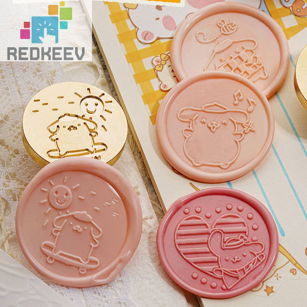 Đầu Tem Đóng Dấu Họa Tiết Hoạt Hình DIY Tùy Chỉnh Cho Thiệp Mời Đám Cưới