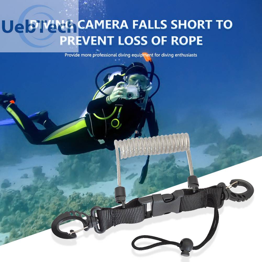 Dây Lò Xo TPU Chống Thất Lạc Cho Máy Ảnh Thể Thao