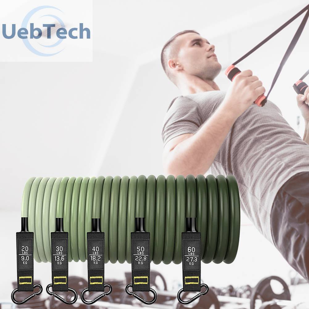 Set 11 Dụng Cụ Dây Kéo Đàn Hồi Hỗ Trợ Tập Thể Hình Chống Trượt