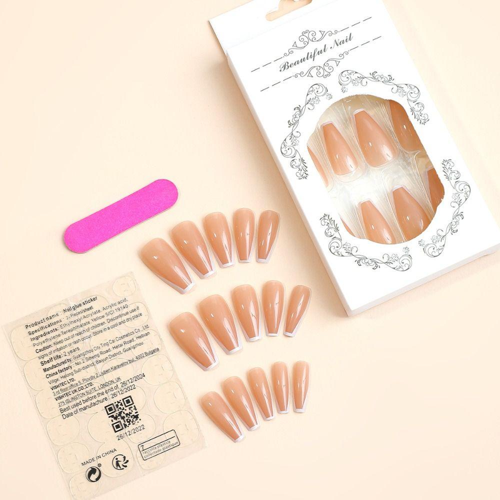 Móng Tay Giả Đầu Vuông Có Thể Tháo Rời Thời Trang Cho Nữ