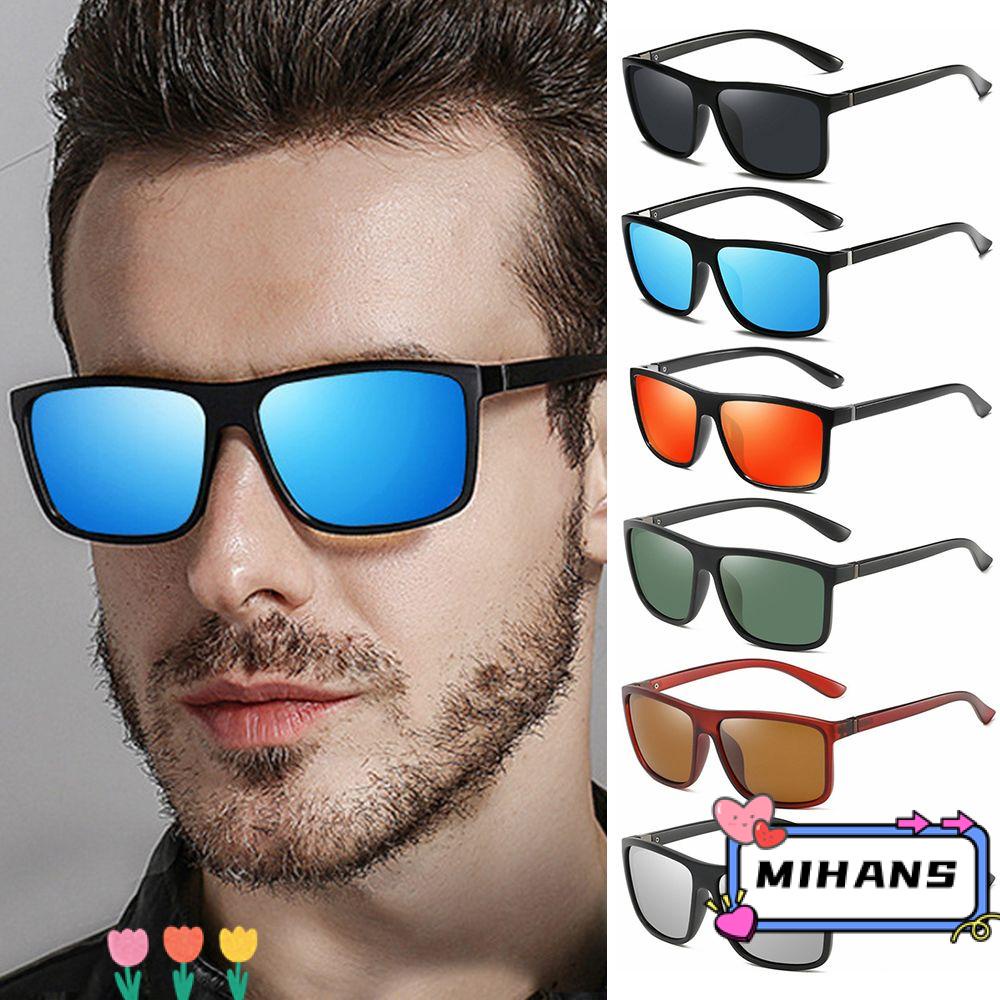 MIH Kính Mát Phân Cực Mặt Vuông Phong Cách Vintage Cho Nam Nữ