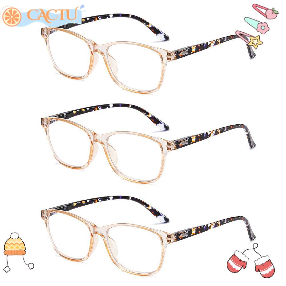 CACTU Kính Đọc Sách Gọng Siêu Nhẹ Phong Cách Vintage Thanh Lịch Cho Nam Và Nữ