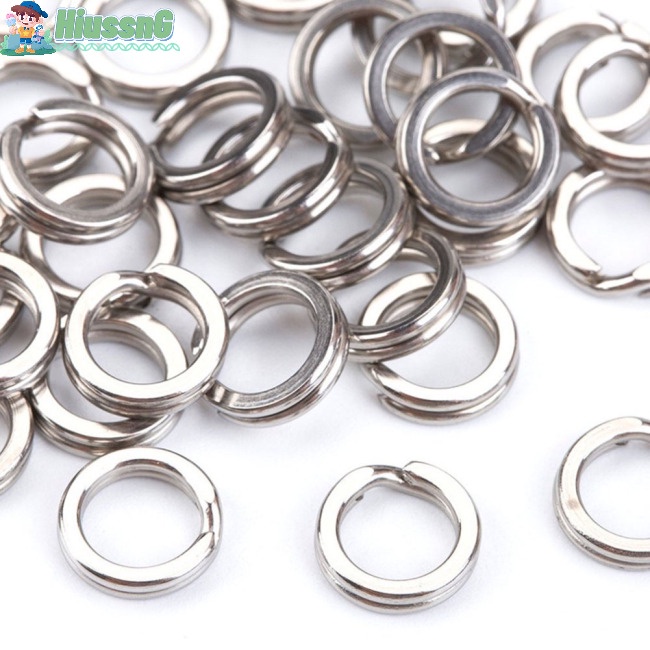 200 Vòng Nối Mồi Câu Cá Bằng Thép Không Gỉ