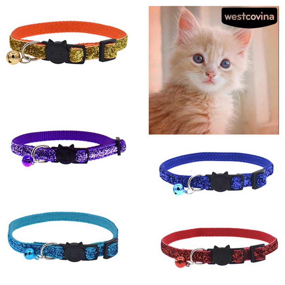 [COD]♞Vòng Cổ Thời Trang Có Chuông Và Khóa An Toàn Cho Mèo Cưng