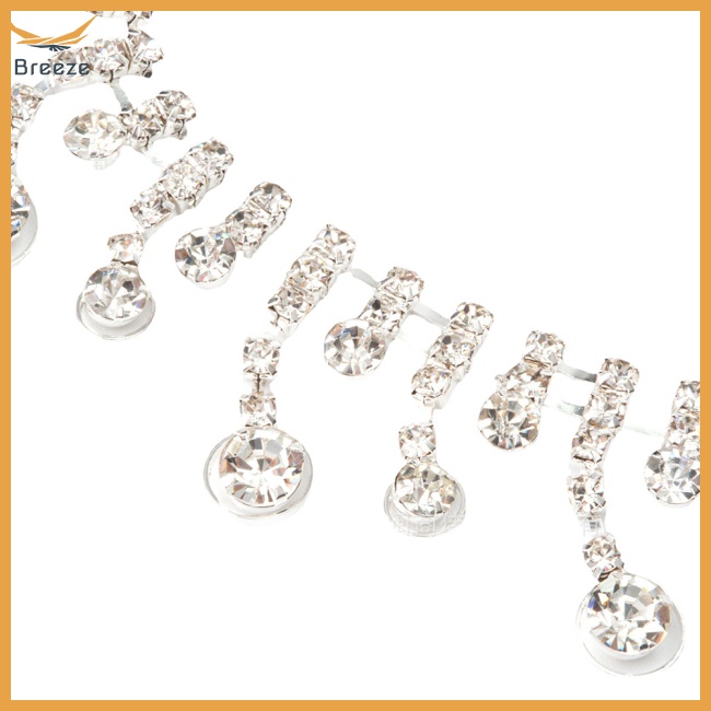 Dây Tua Rua Dài Đính Đá Pha Lê Dùng Trang Trí Quần Áo Diy 1 Yard