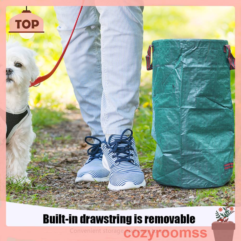 Túi Đựng Rác Sức Chứa Lớn Có Thể Tái Sử Dụng Cho Sân Vườn