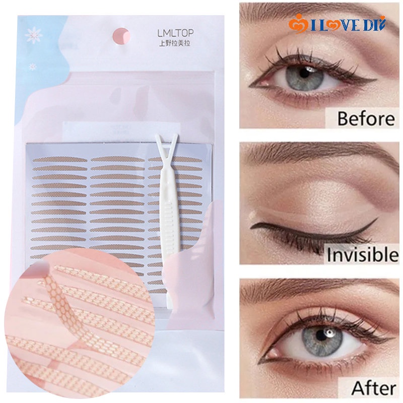 Miếng Dán Kích Mí Trong Suốt Dạng Lưới Chống Thấm Nước Tự Dính
