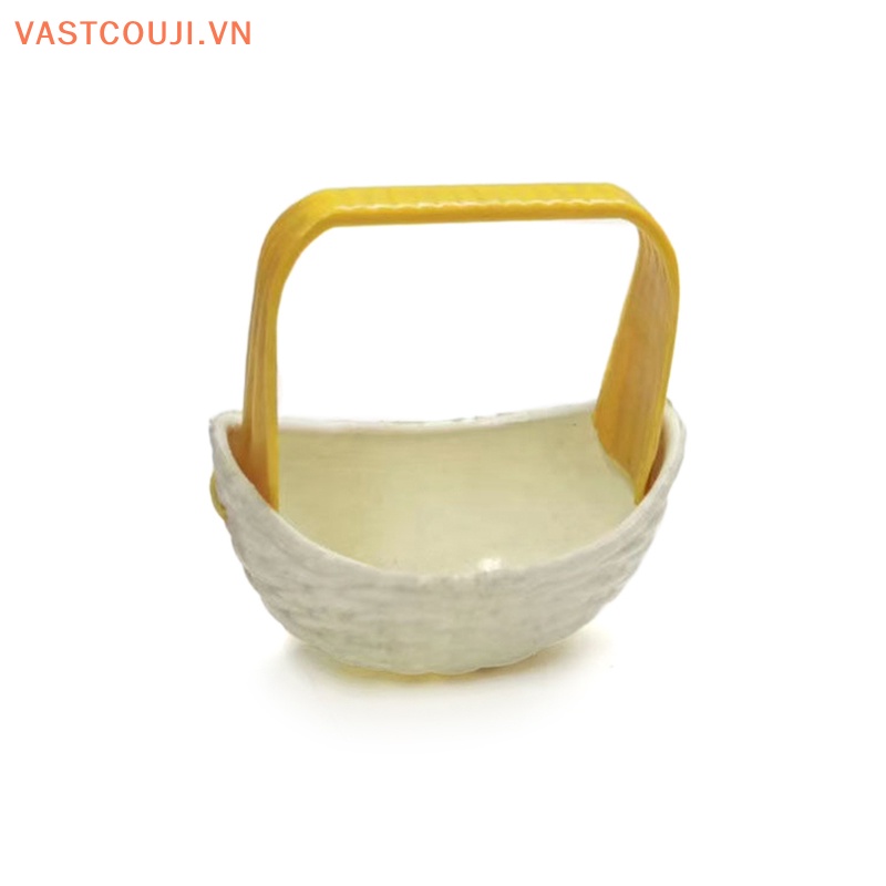 Bộ 2 Giỏ Đựng Rau Củ Quả Mini Tỉ Lệ 1: 6 Dùng Trang Trí Nhà Búp Bê