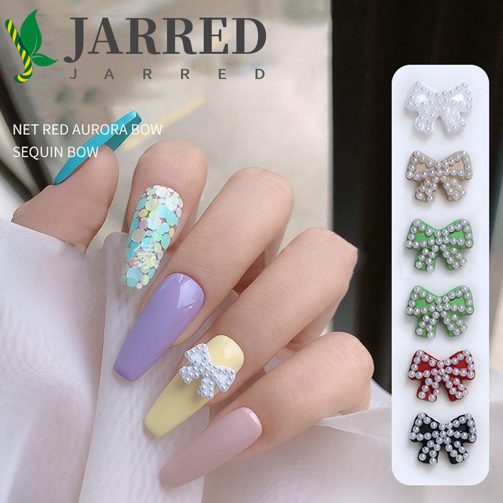 JARRED Phụ Kiện Trang Trí Móng Tay Màu Sắc Ngọt Ngào Xinh Xắn