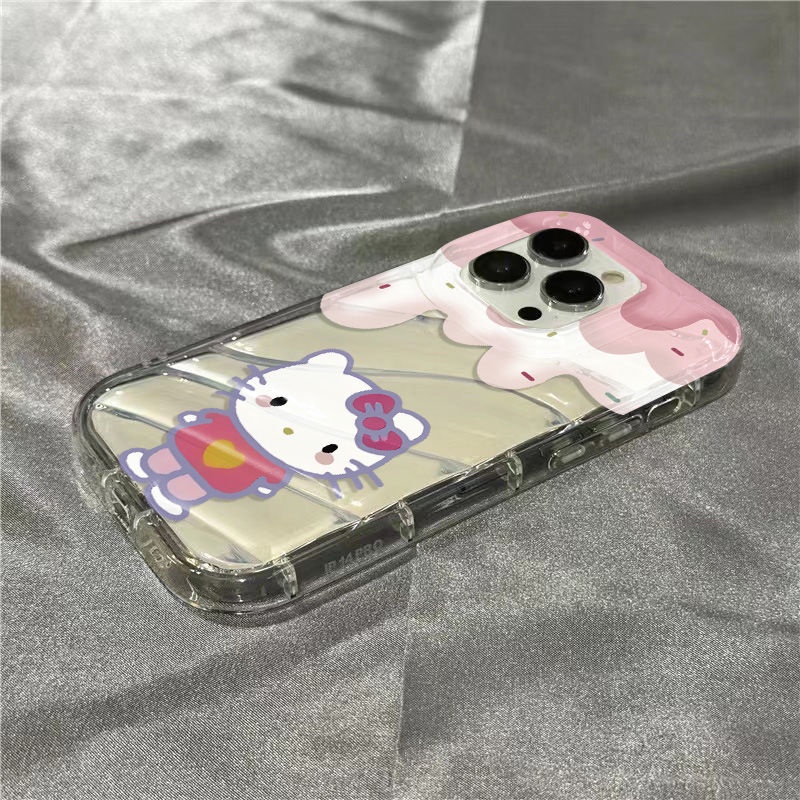 Ốp Điện Thoại Dẻo Trong Suốt Họa Tiết Hoạt Hình Mèo Kitty Dễ Thương Cho iPhone14promax / sinsxrplus 1312 11 7 830K