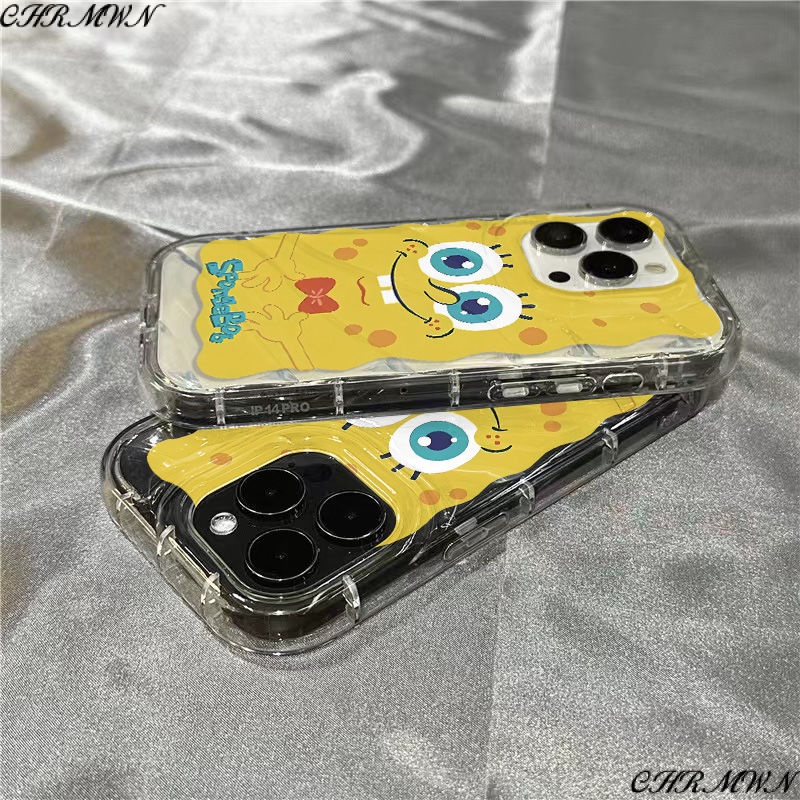 Ốp Điện Thoại Mềm Trong Suốt In Hình SpongeBob Cho Iphone 14Promax8Sins Plus HPEF 11 / xr 1312 / 7 / 14