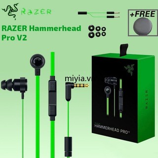 Tai nghe chơi game có dây và mic dành cho razer hammerhead pro v2
